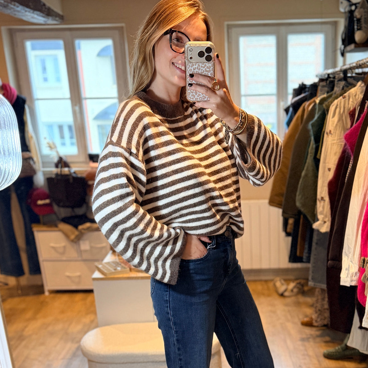 Pull Adrianna en Alpaga