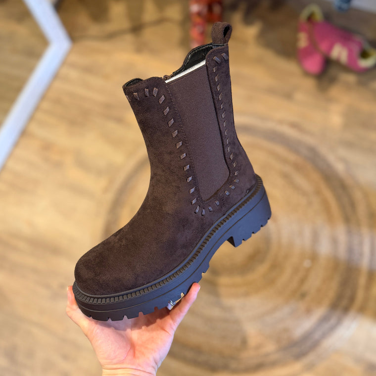 Bottines marrons