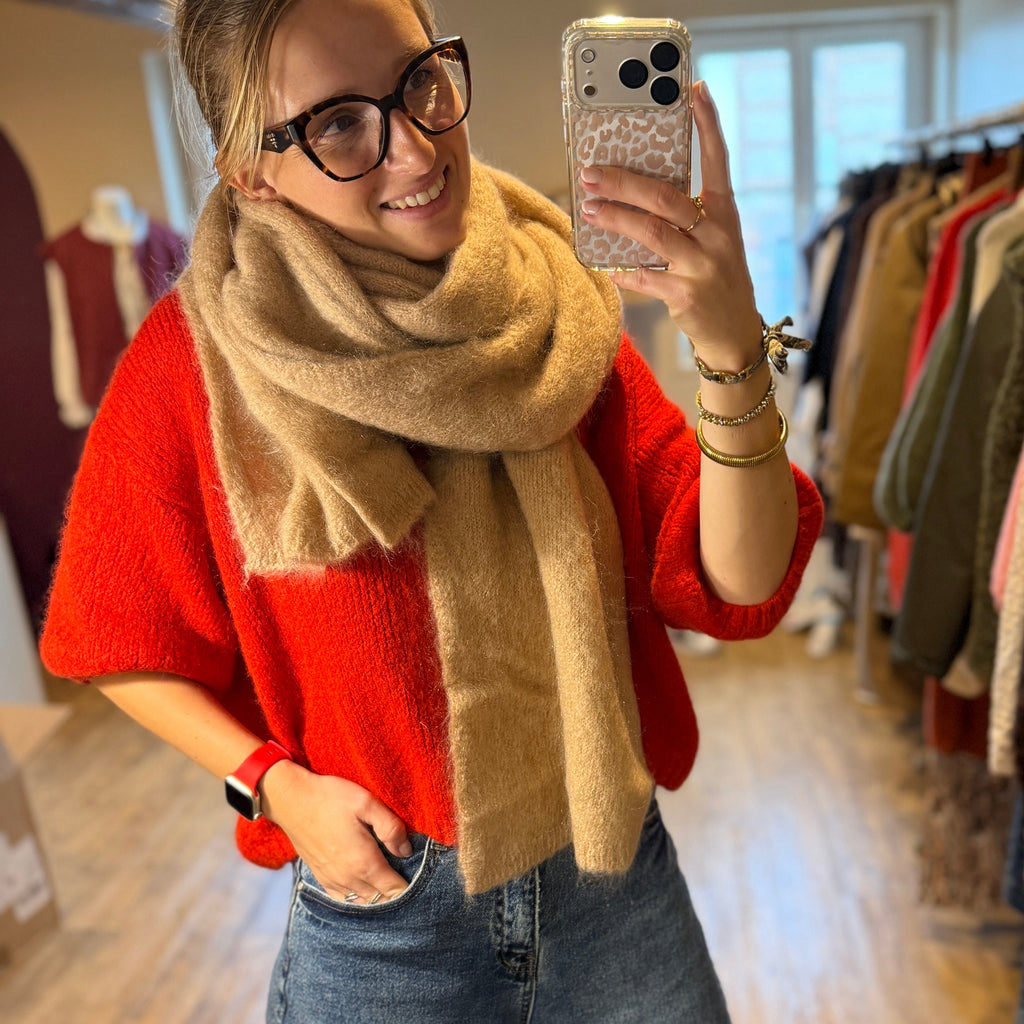 Grosse écharpe en mohair