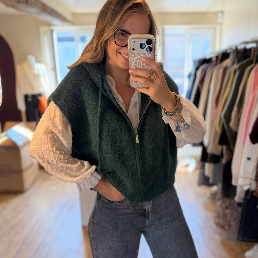 Gilet Mia en Mohair