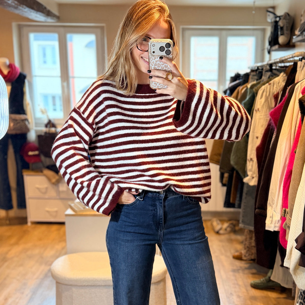Pull Adrianna en Alpaga