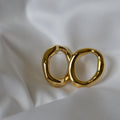 Boucles d'oreille - Rondes dorés — vue principale