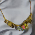 Collier - Pendentif Rose et Jaune — Rose