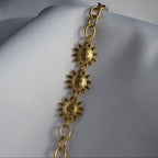 Bracelet soleil — Argent