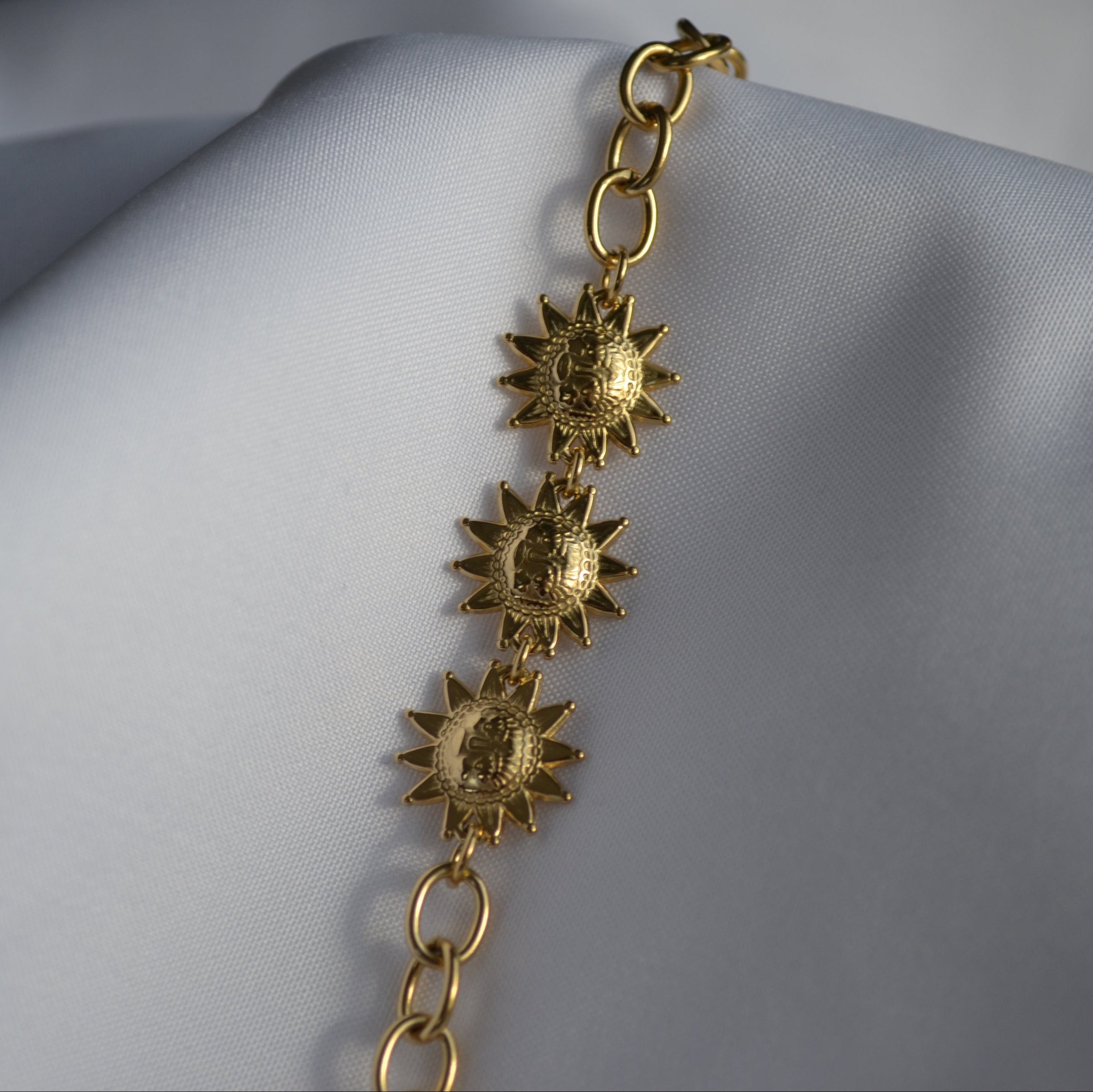 Bracelet soleil — Argent