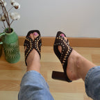 Mules à talon