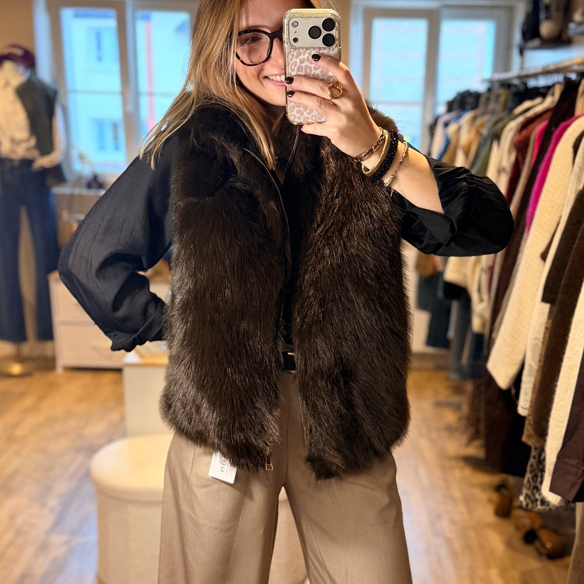 Veste sans manche Abby