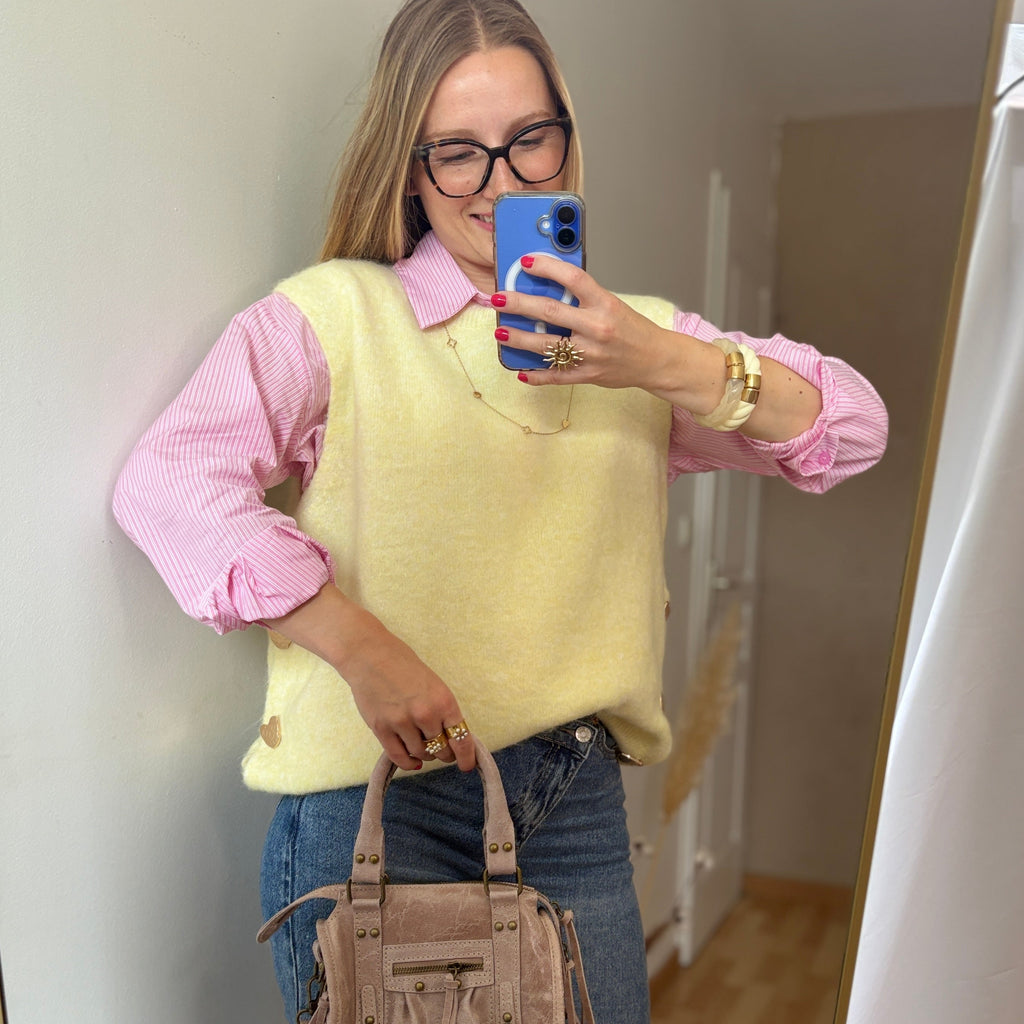 Pull Anna Jaune