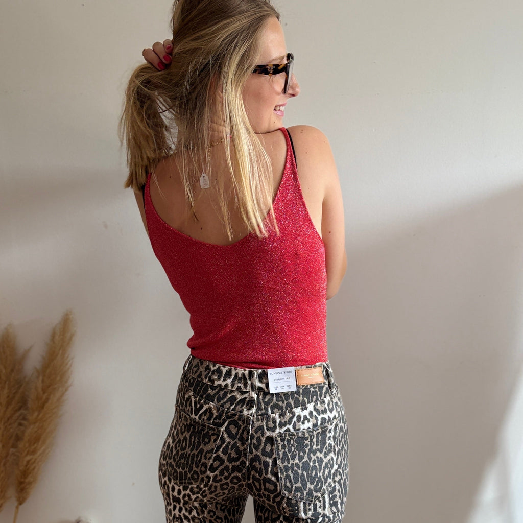 Top Roxane Rouge