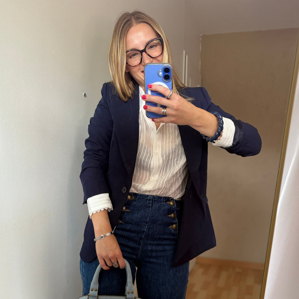 Veste blazer Iris Bleu