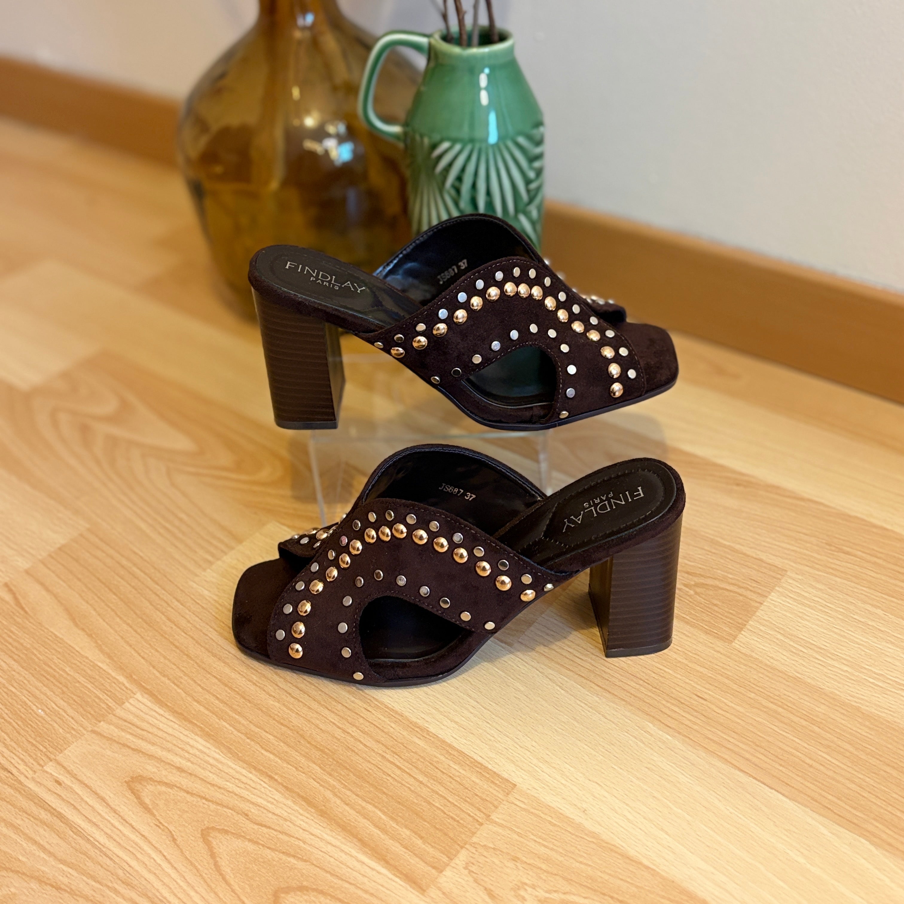 Mules à talon
