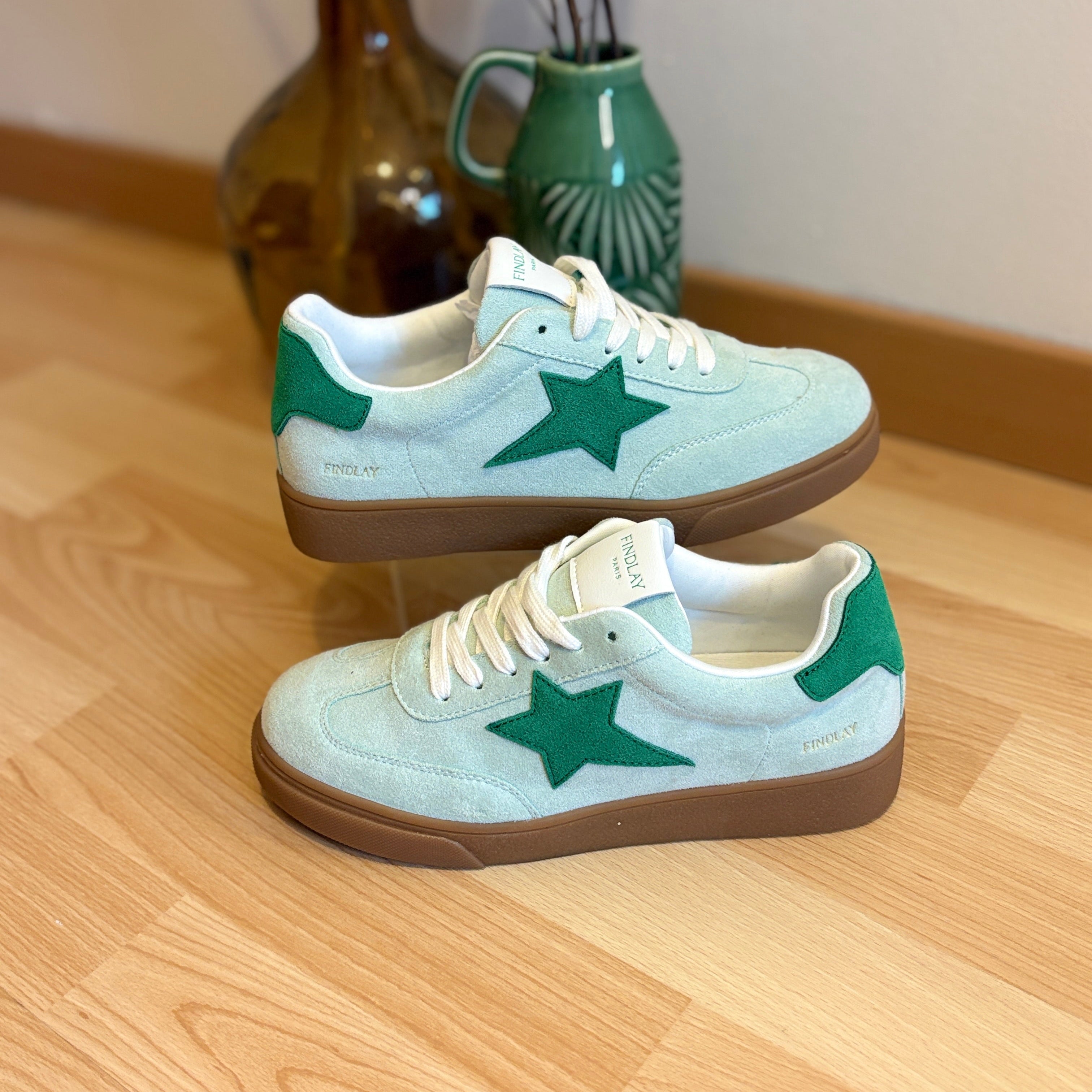 Baskets vertes
