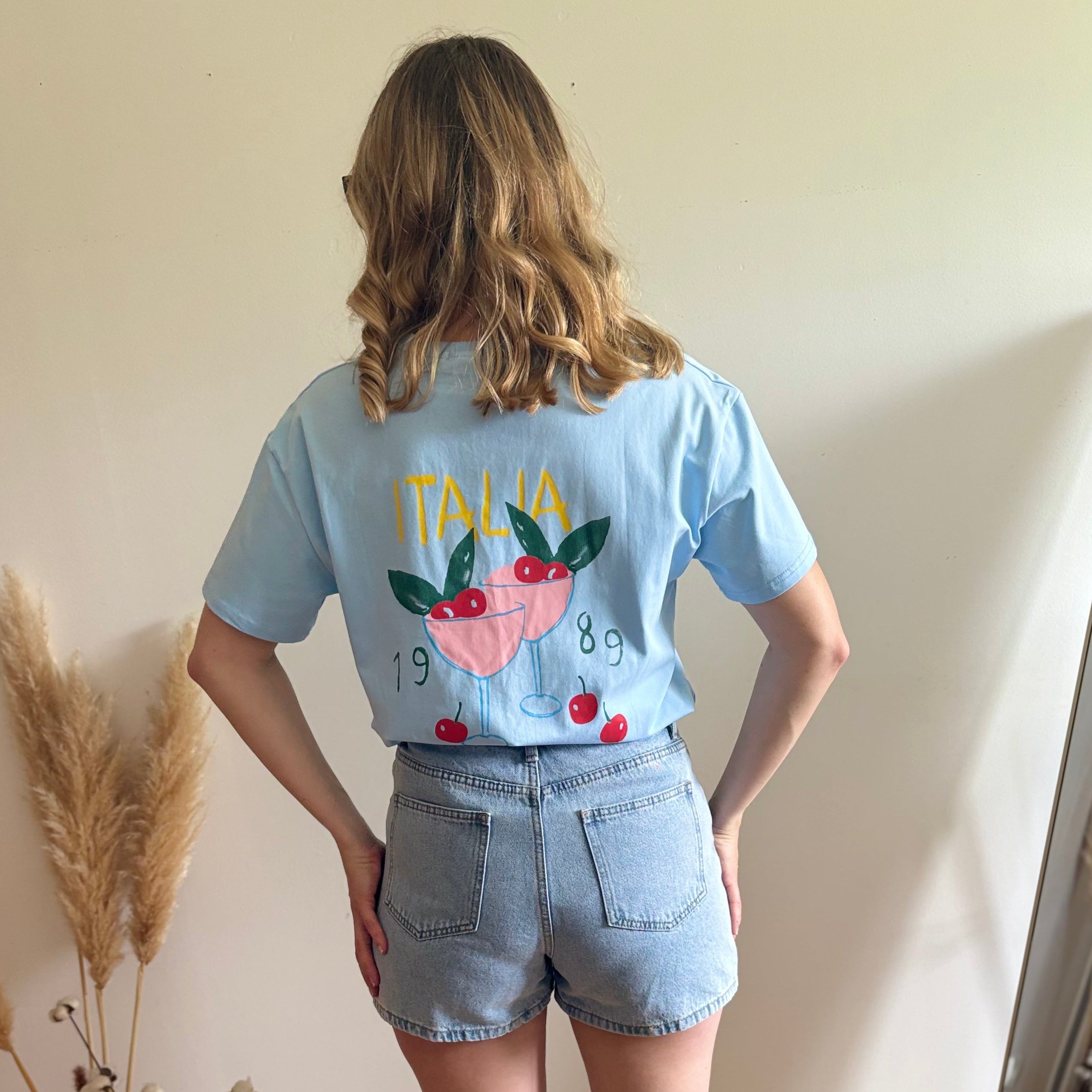 T shirt Camille Bleu