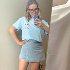 T shirt Camille Bleu