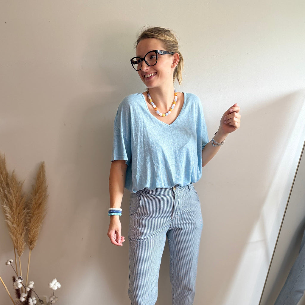T-shirt en lin Maëlle