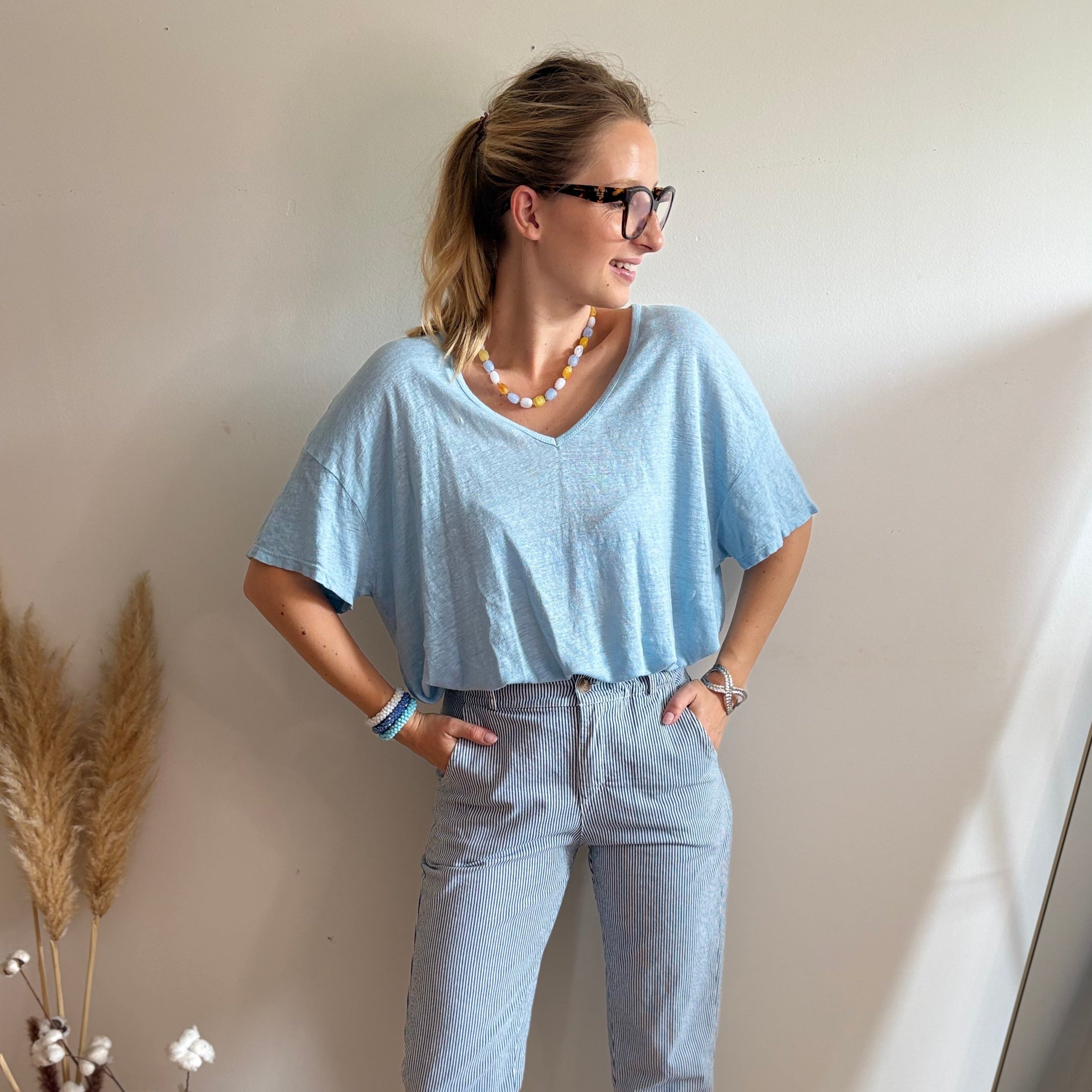 T-shirt en lin Maëlle
