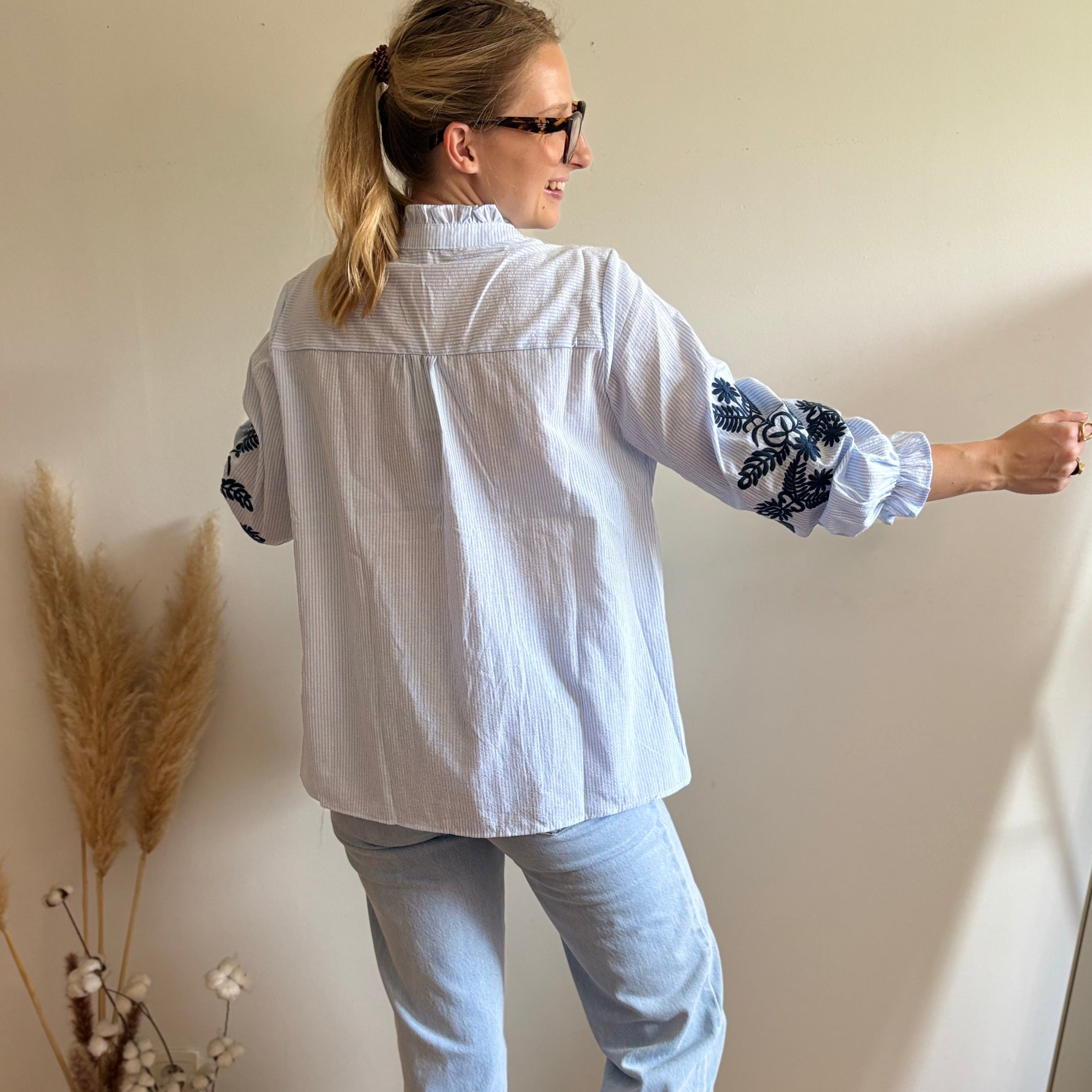 Chemise Agathe Bleu