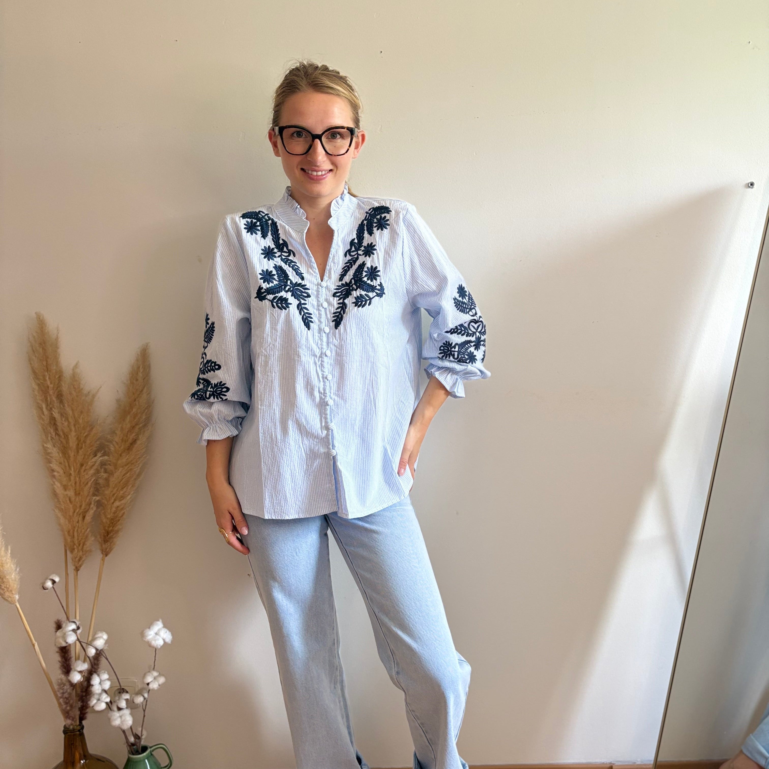 Chemise Agathe Bleu