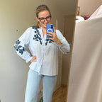 Chemise Agathe Bleu