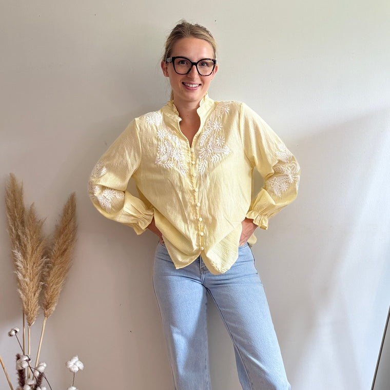 Chemise Agathe Jaune