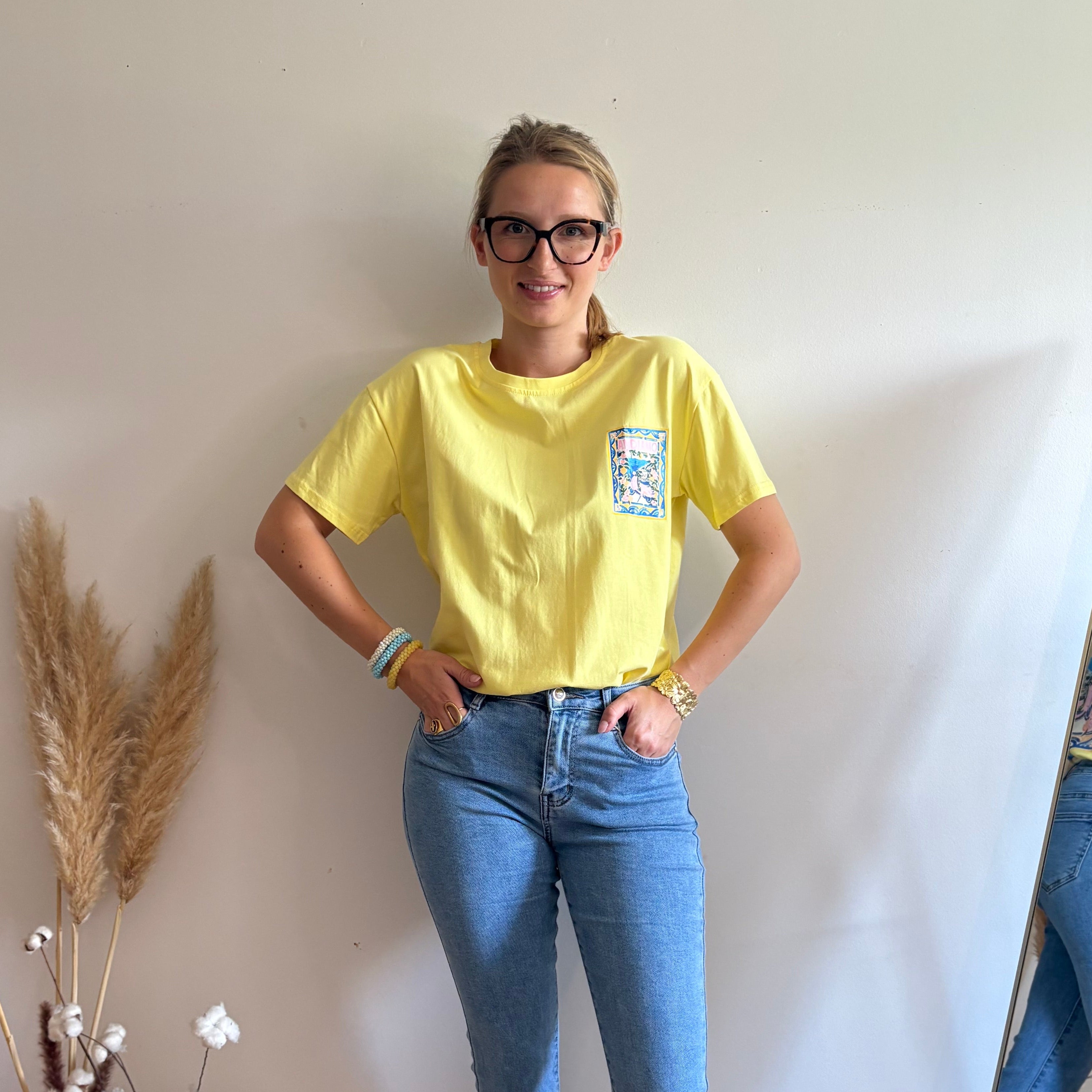 T-shirt Camille Jaune
