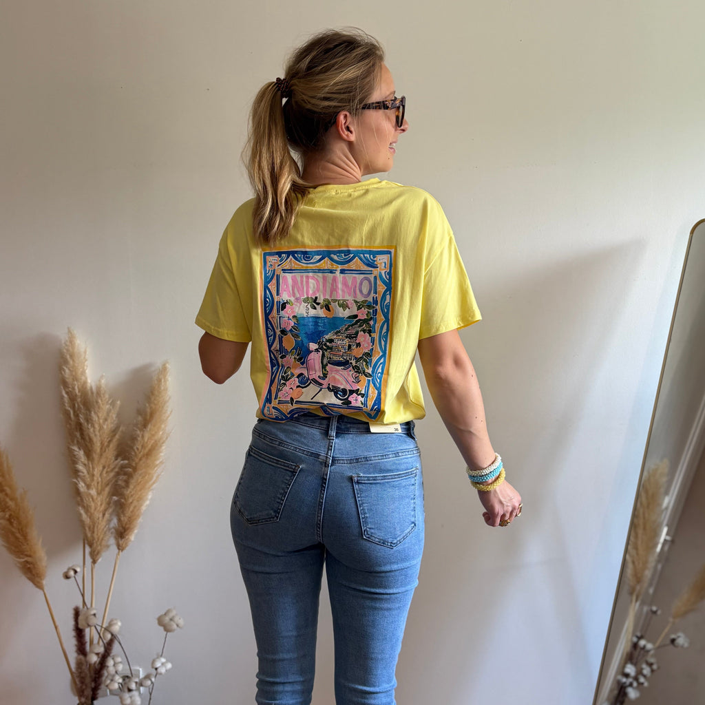 T-shirt Camille Jaune