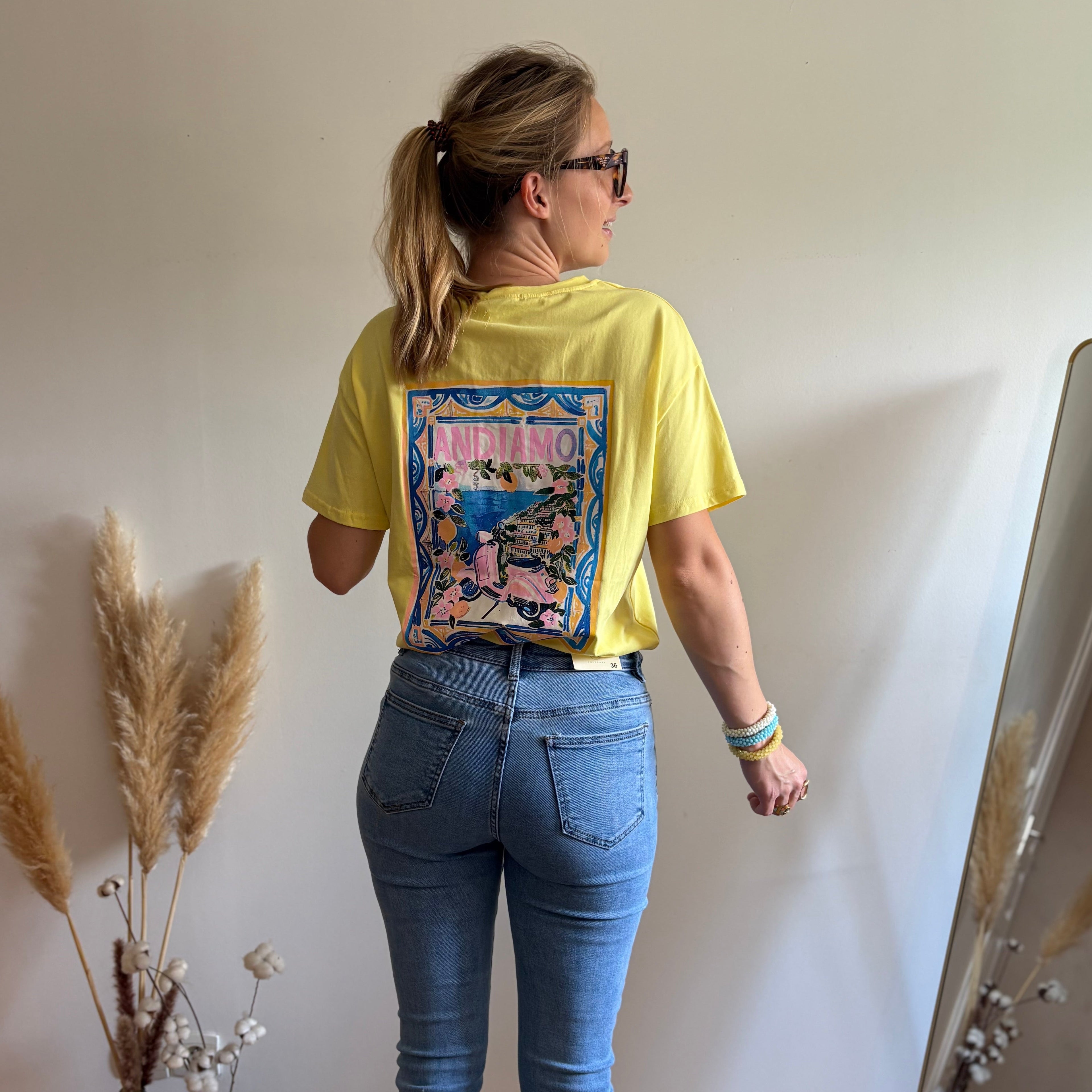 T-shirt Camille Jaune