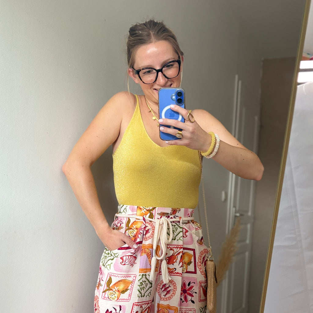 Top Roxane Jaune
