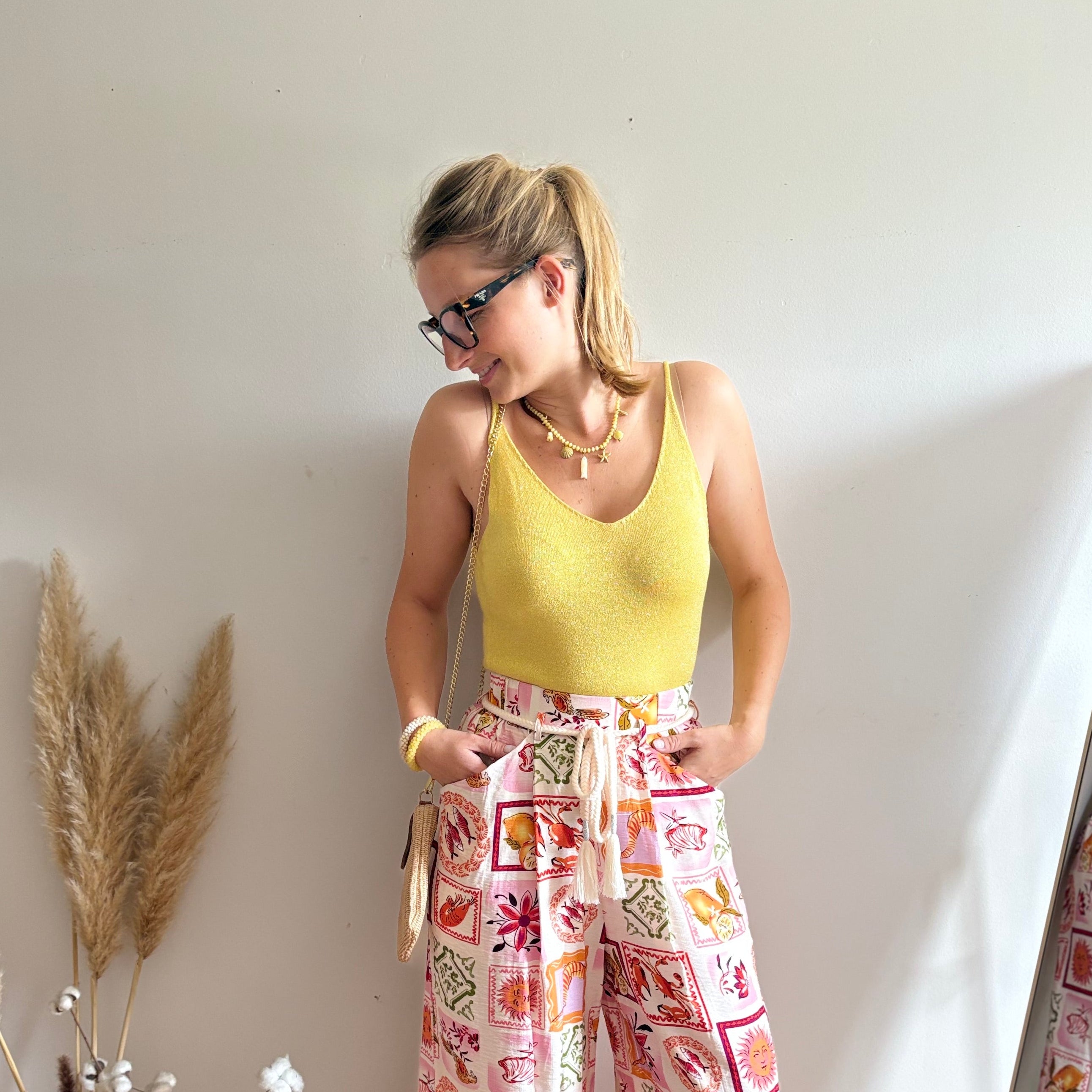 Top Roxane Jaune